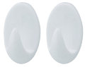 Håndklekrok oval plast medium 2 stk. - Target